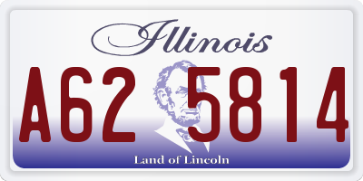 IL license plate A625814