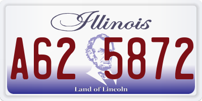 IL license plate A625872