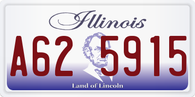 IL license plate A625915