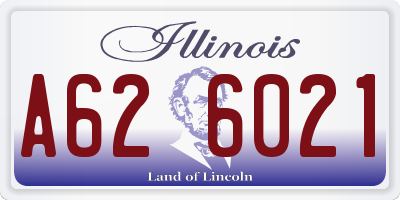 IL license plate A626021