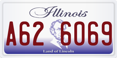 IL license plate A626069