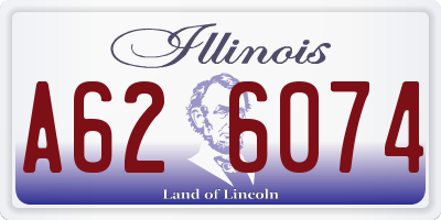 IL license plate A626074