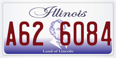 IL license plate A626084