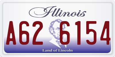 IL license plate A626154