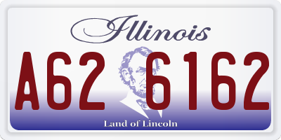 IL license plate A626162