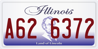 IL license plate A626372