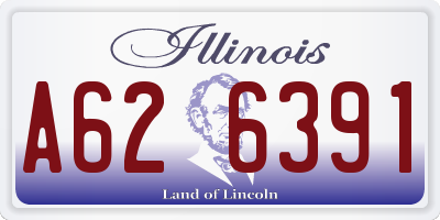 IL license plate A626391