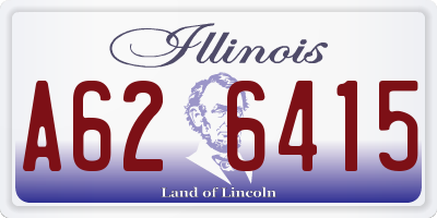 IL license plate A626415