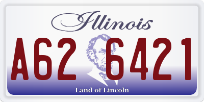 IL license plate A626421