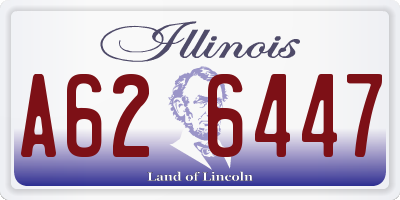 IL license plate A626447