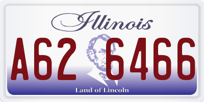 IL license plate A626466
