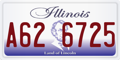 IL license plate A626725
