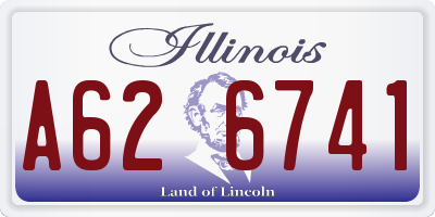 IL license plate A626741