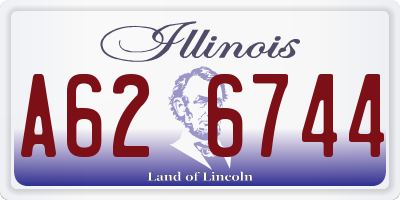 IL license plate A626744