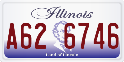 IL license plate A626746