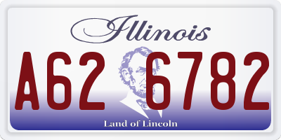 IL license plate A626782