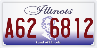 IL license plate A626812