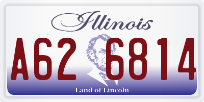 IL license plate A626814