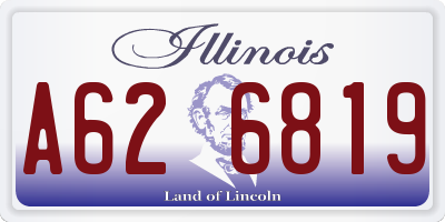 IL license plate A626819
