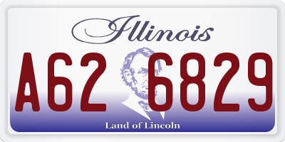 IL license plate A626829