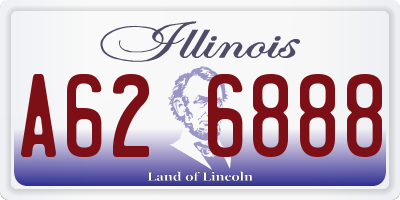 IL license plate A626888