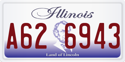 IL license plate A626943