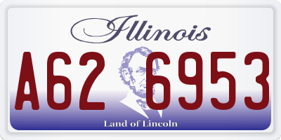 IL license plate A626953