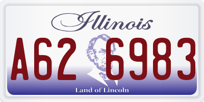 IL license plate A626983