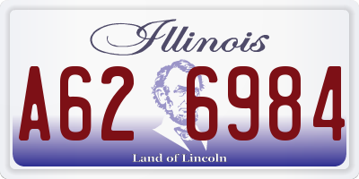 IL license plate A626984