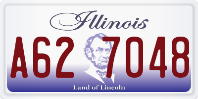 IL license plate A627048