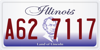IL license plate A627117