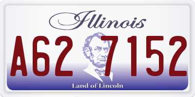 IL license plate A627152
