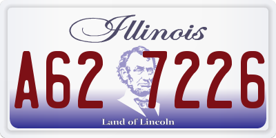 IL license plate A627226