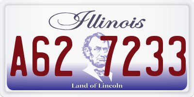 IL license plate A627233