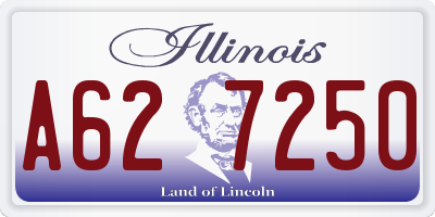 IL license plate A627250