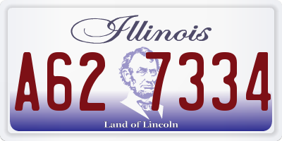 IL license plate A627334