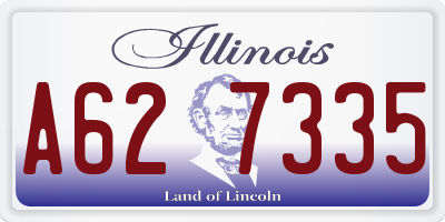 IL license plate A627335