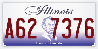 IL license plate A627376