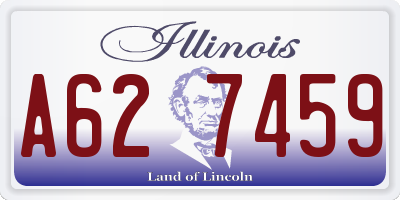 IL license plate A627459