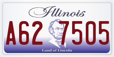 IL license plate A627505