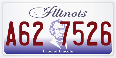 IL license plate A627526