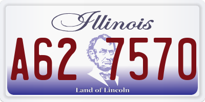 IL license plate A627570