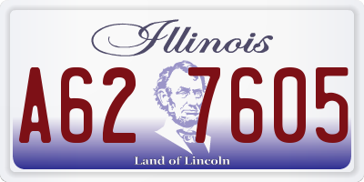 IL license plate A627605