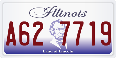 IL license plate A627719