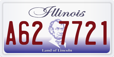 IL license plate A627721
