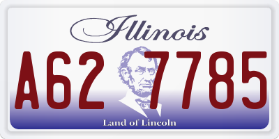 IL license plate A627785