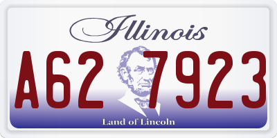 IL license plate A627923