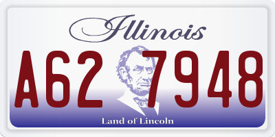 IL license plate A627948