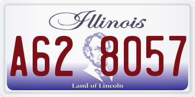 IL license plate A628057