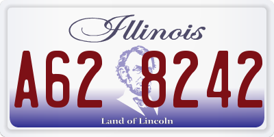 IL license plate A628242